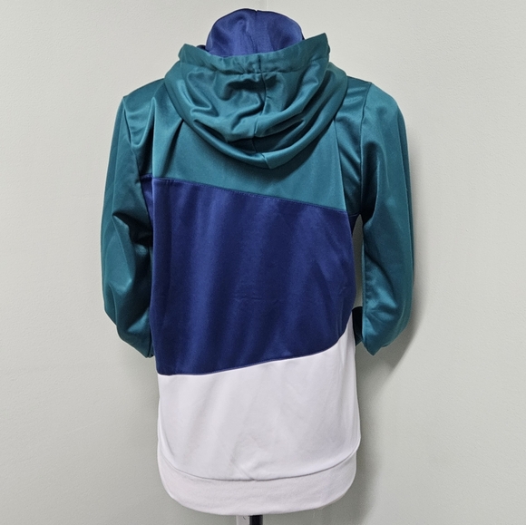 Divided by H&M Zip Up Jacket Hoodie Womens Mens Unisex Blue Green Size Medium - Picture 8 of 10